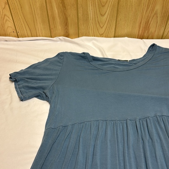 JODIFL Blue Short Sleeve Top. Size 3X - Picture 5 of 7